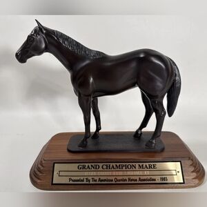 💥SOLD💥 AQHA Grand Champion Mare trophy/Sculpture 1985 La Grange, Kentucky Rare